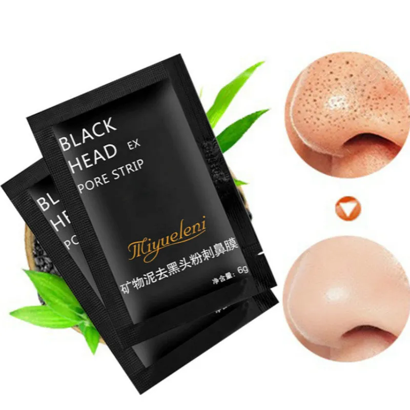 1 Pcs Sell Bamboo Charcoal Blackhead Remove Facial Masks Deep Cleansing Purifying Peel Off Black Nud Facail Face Masks