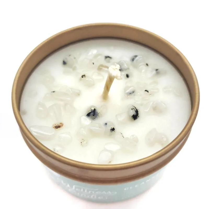 (20% Off) Candle 4oz - Moonstone (Cleansed) 4oz Travel Tin by Bee Lucia