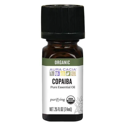 Aura Cacia Organic Copaiba Purifying Essential Oil 0.25oz