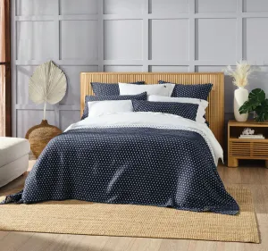 Authentic Star Bed Cover Range Navy