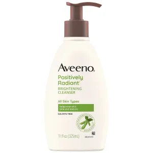 Aveeno Brightening Facial Cleanser 11Oz