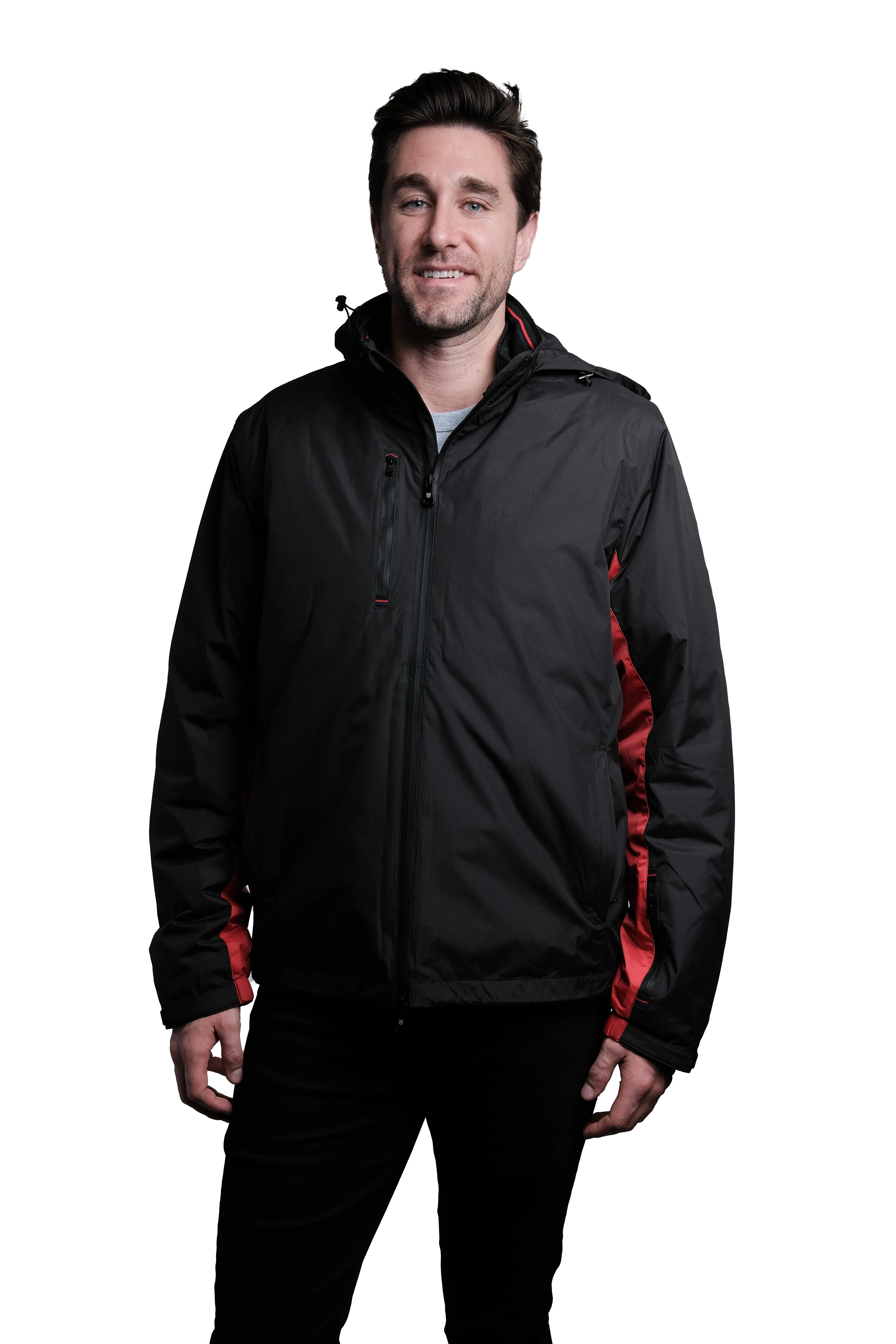 Balkan Black/Red Men's 4-1 Jacket