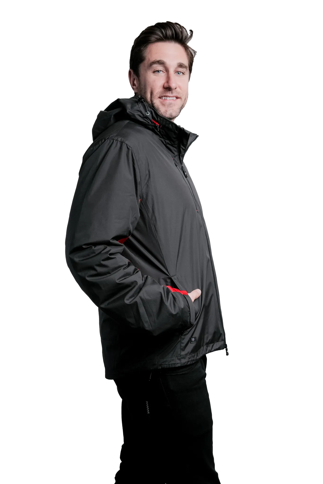 Balkan Black/Red Men's 4-1 Jacket