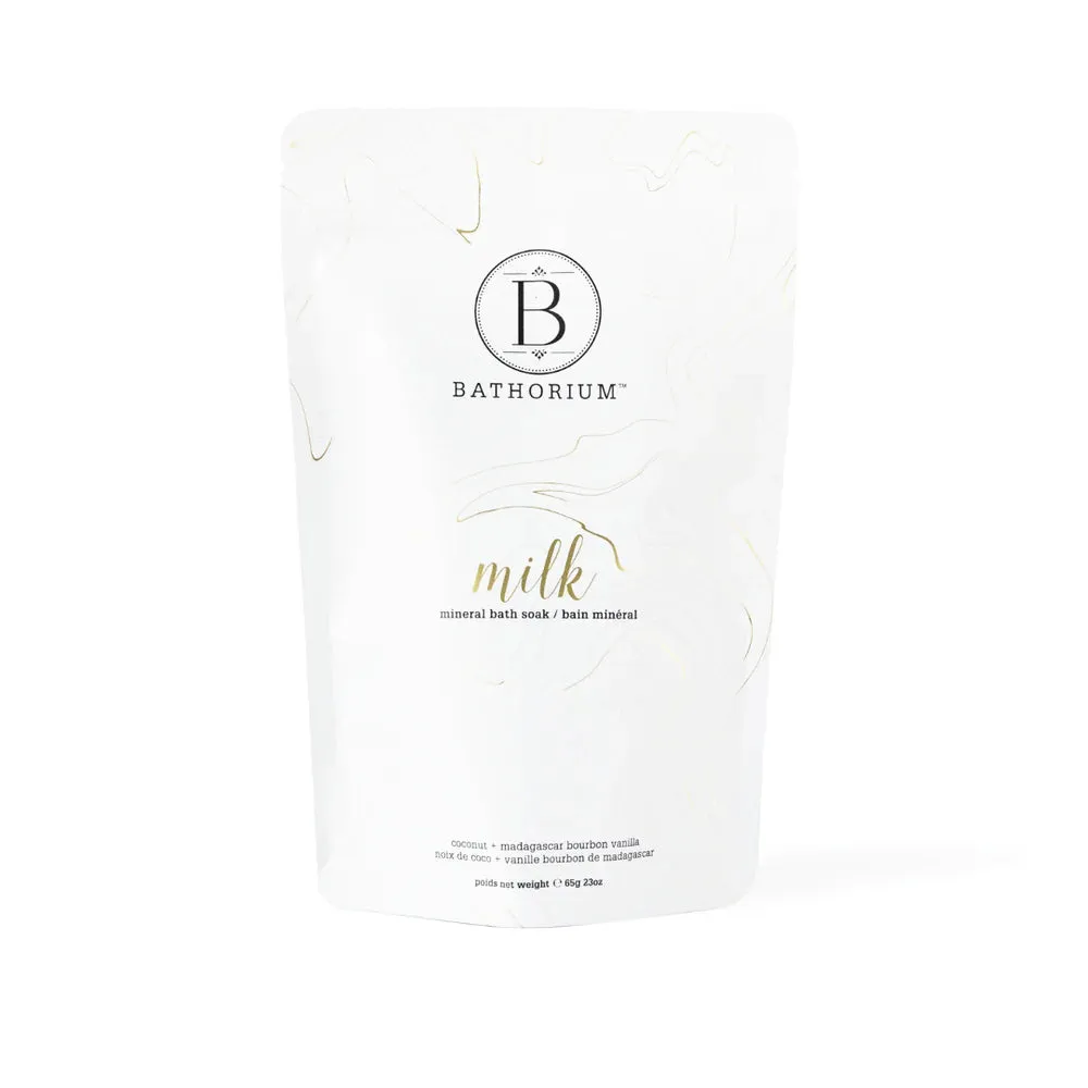 Bathorium | MILK Coconut   Vanilla Mineral Bath Soak