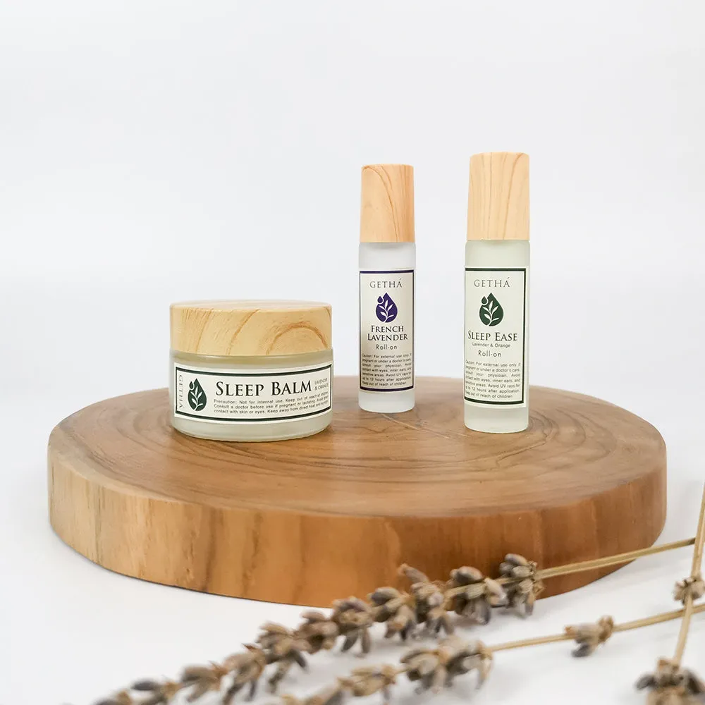 Beauty Sleep Set (Sleep Balm, French Lavender Roll-on & Sleep Ease Roll-on)