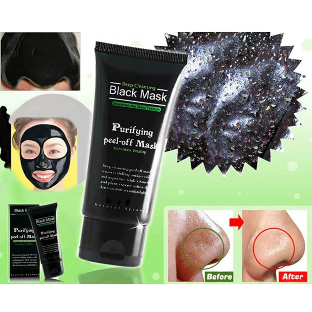 Blackhead Remover Deep Cleansing Purifying Peel Off Acne Mud Face Mask