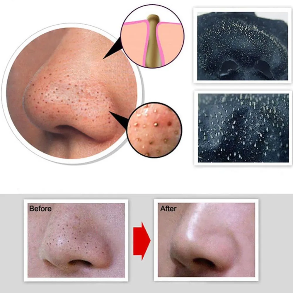 Blackhead Remover Deep Cleansing Purifying Peel Off Acne Mud Face Mask