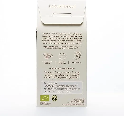 Calm & Tranquil Tea Organic - Mummy's Organics