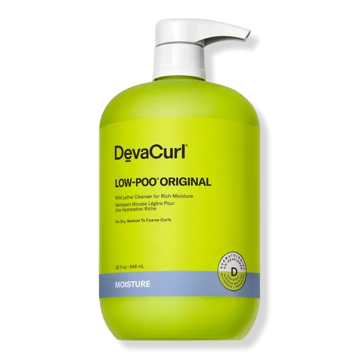 Deva Curl Low-Poo Original Mild Lather Cleanser for Rich Moisture