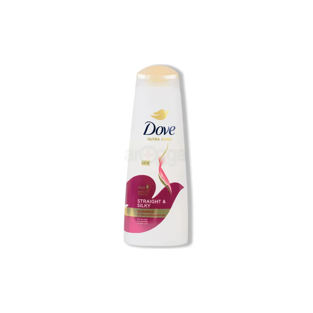 Dove Ultra Care Straight & Silky Shampoo for Frizzy & Unmanageable Hair 330ml – Smooth & Silky Hair