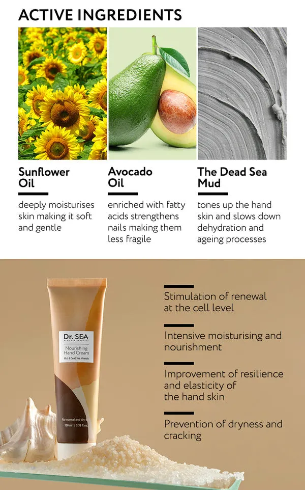 DR. SEA - Nourishing Hand Cream — Mud & Dead Sea Minerals