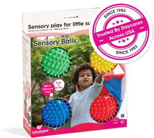 Edushape 10cm Sensory Ball Pack Of 4