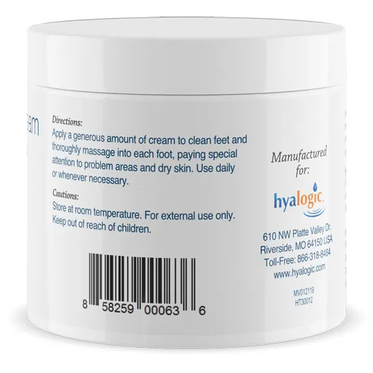 HA Intensive Foot Cream 4 oz by Hyalogic