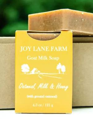 Handmade Oatmeal, Honey Goats Milk Soap