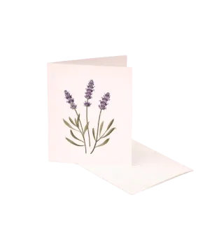 Lavender Botanical Scented Card