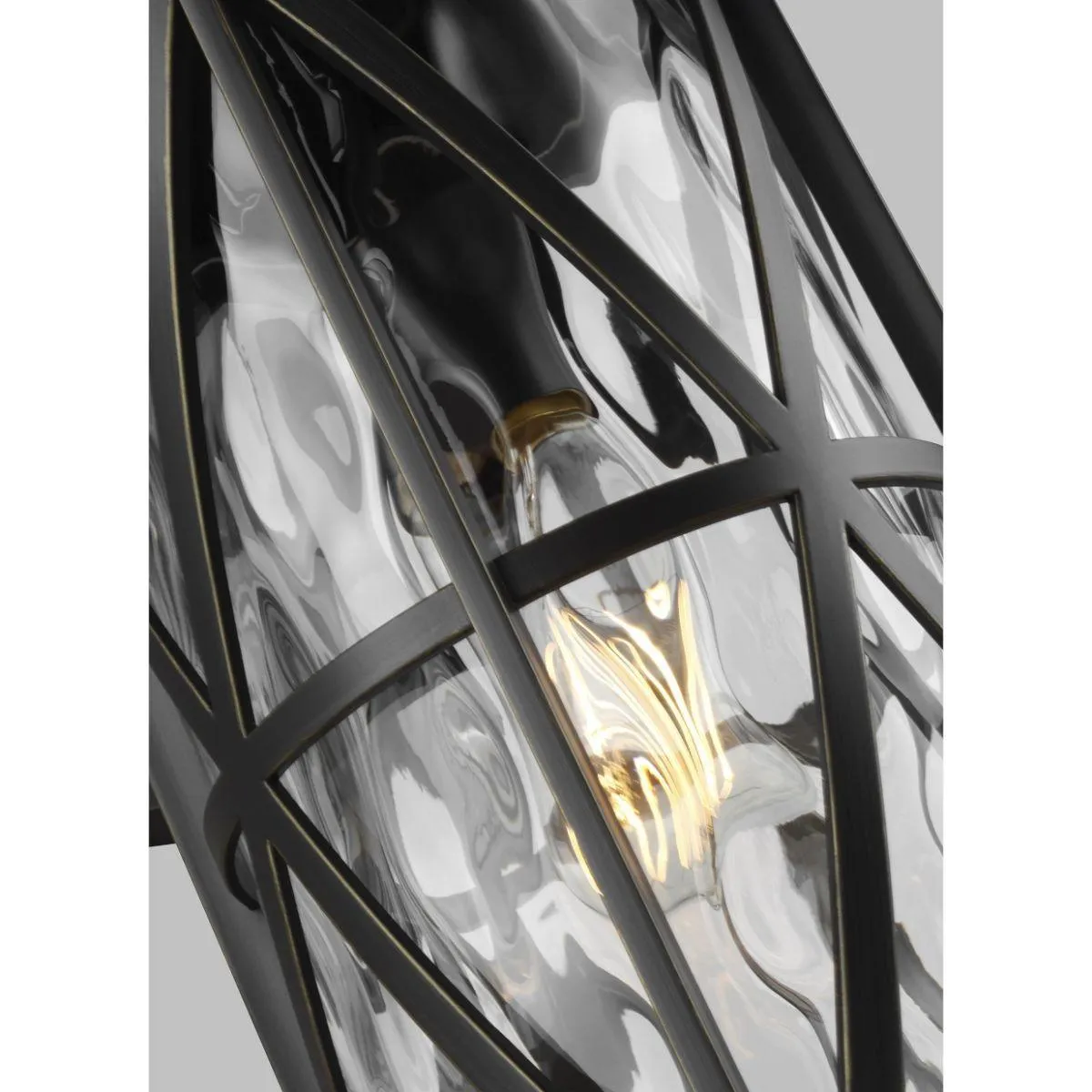 Millbrooke 19 In. Outdoor Wall Light Antique Bronze Finish