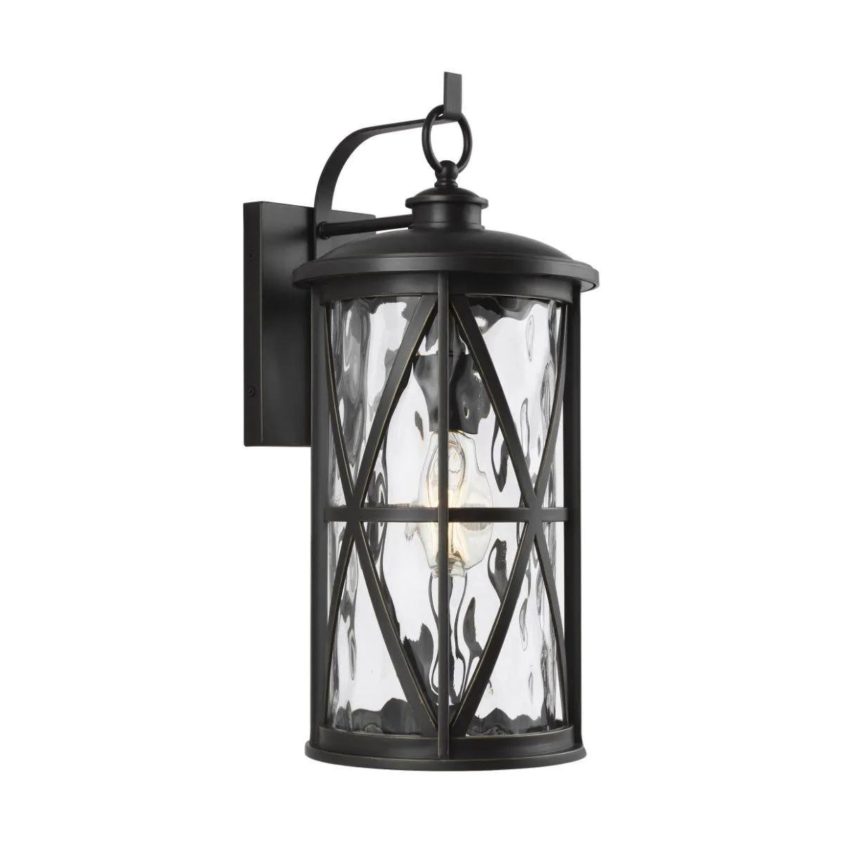 Millbrooke 19 In. Outdoor Wall Light Antique Bronze Finish