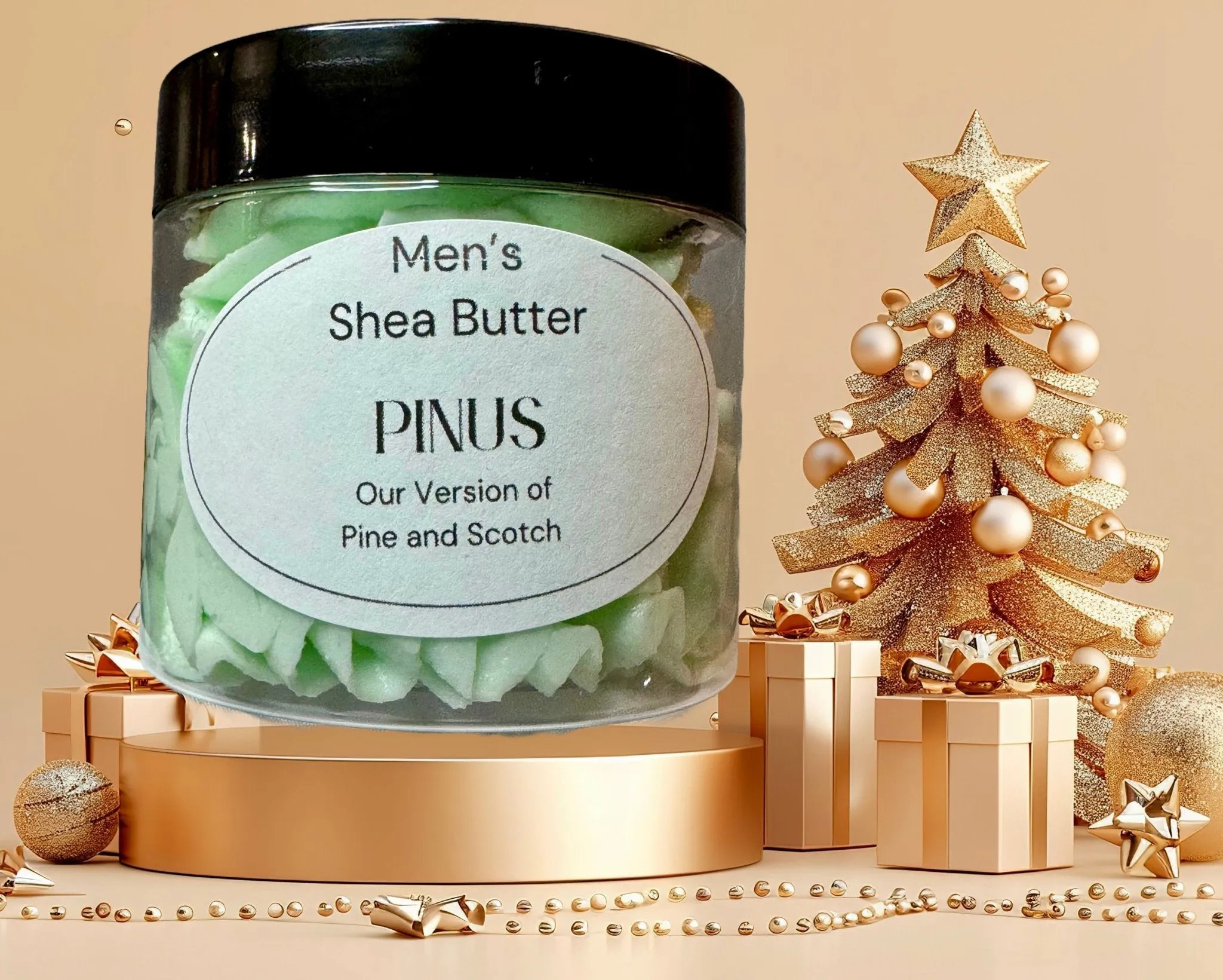 “Pinus” (Our Version of Scotch & Pine) Scented Shea Butter