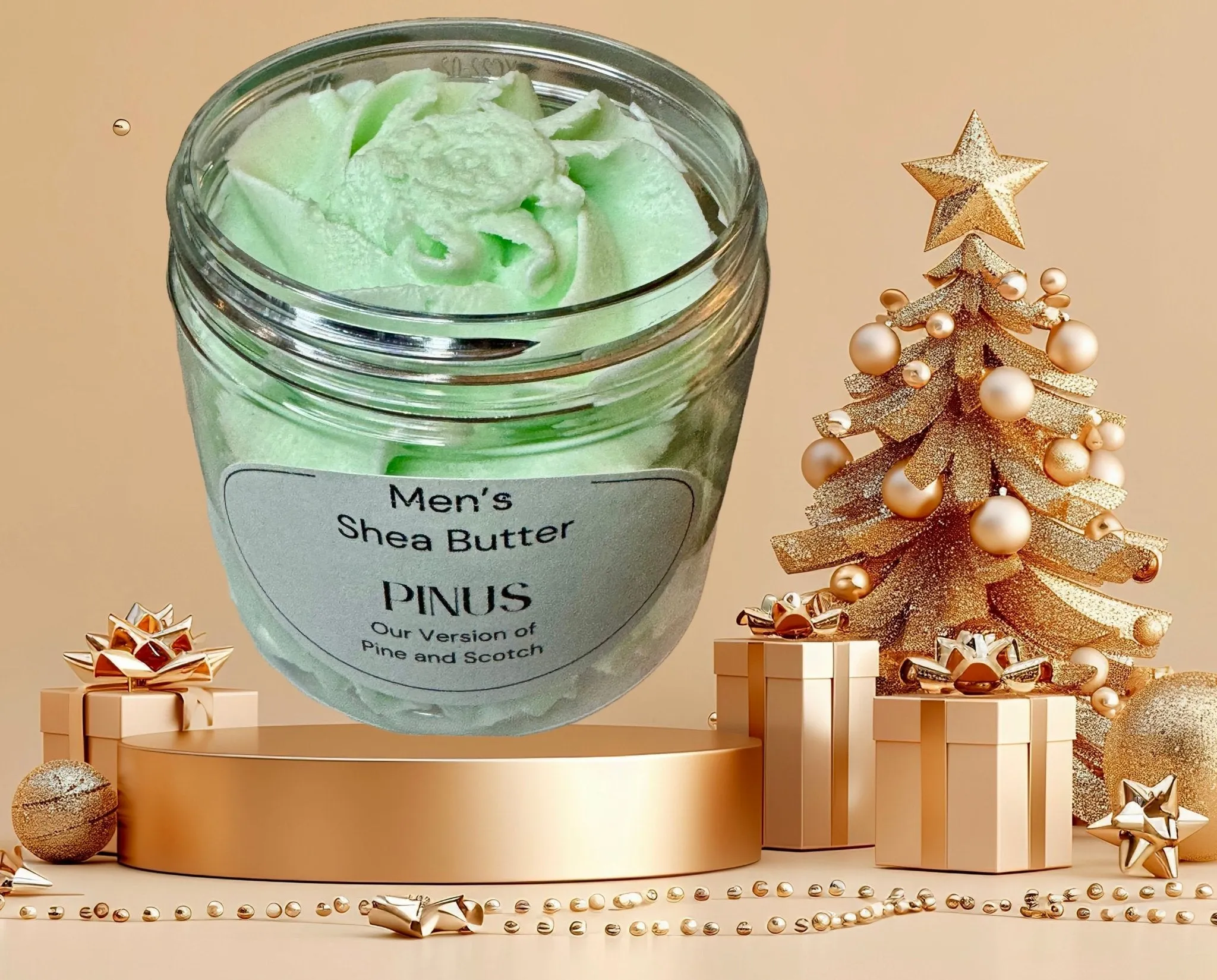 “Pinus” (Our Version of Scotch & Pine) Scented Shea Butter