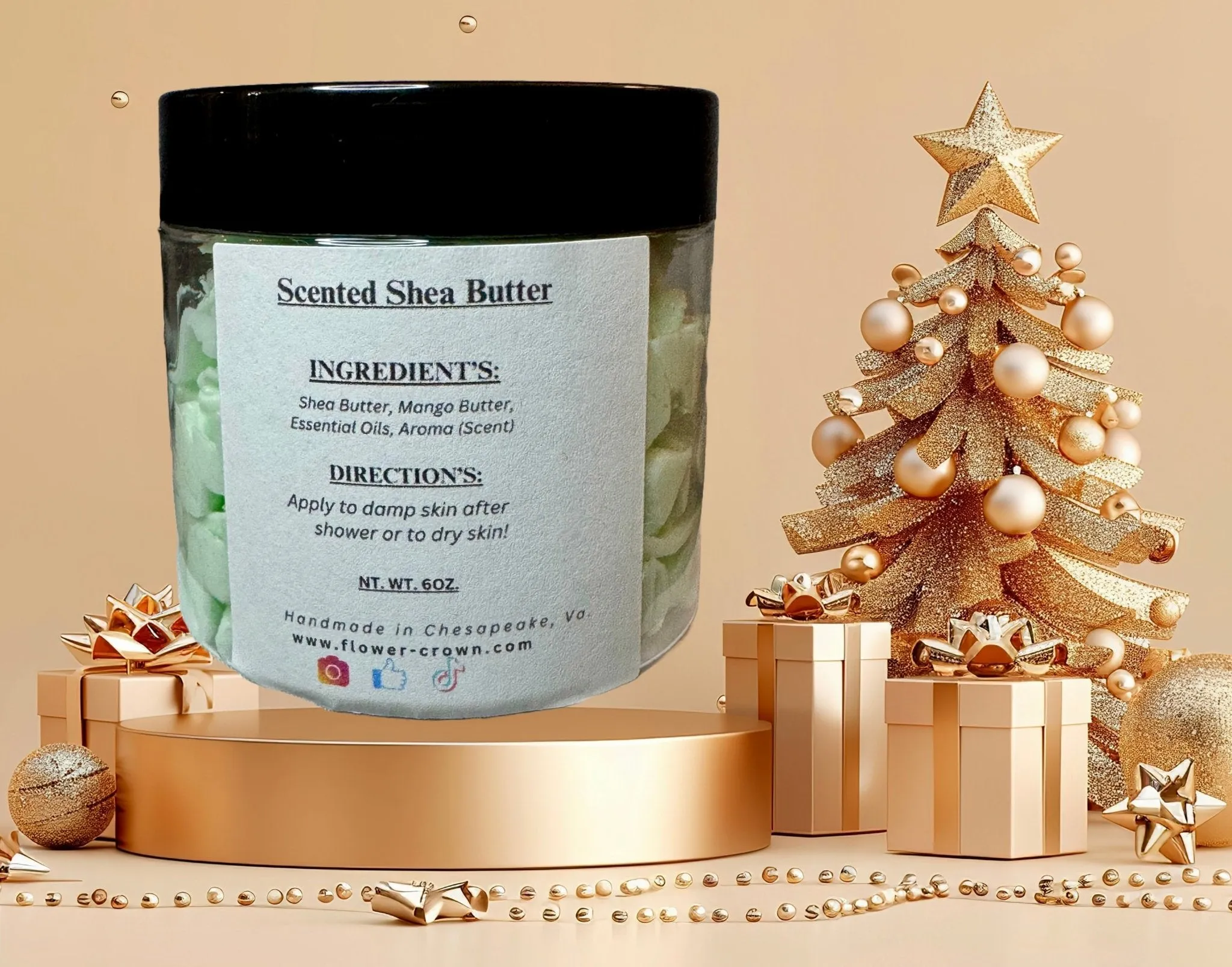 “Pinus” (Our Version of Scotch & Pine) Scented Shea Butter