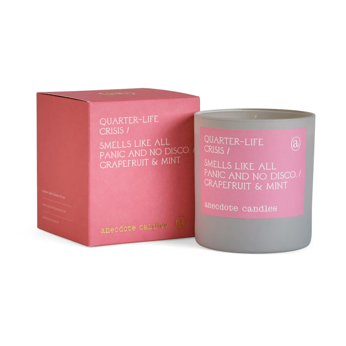 Quarter Life Crisis Tumbler Grapefruit & Mint Candle