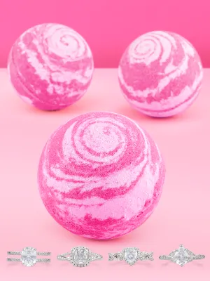 Raspberry Delight Bath Bomb - Ring Collection