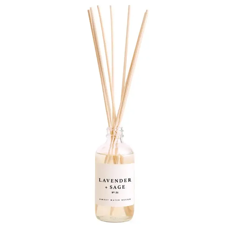 Reed Diffuser Set of 3  -Spa Day, Lavender   Sage & Island Air