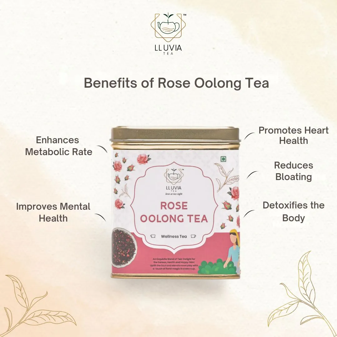 Rose Oolong Tea| Natural Detox and Stress Relief- 50g