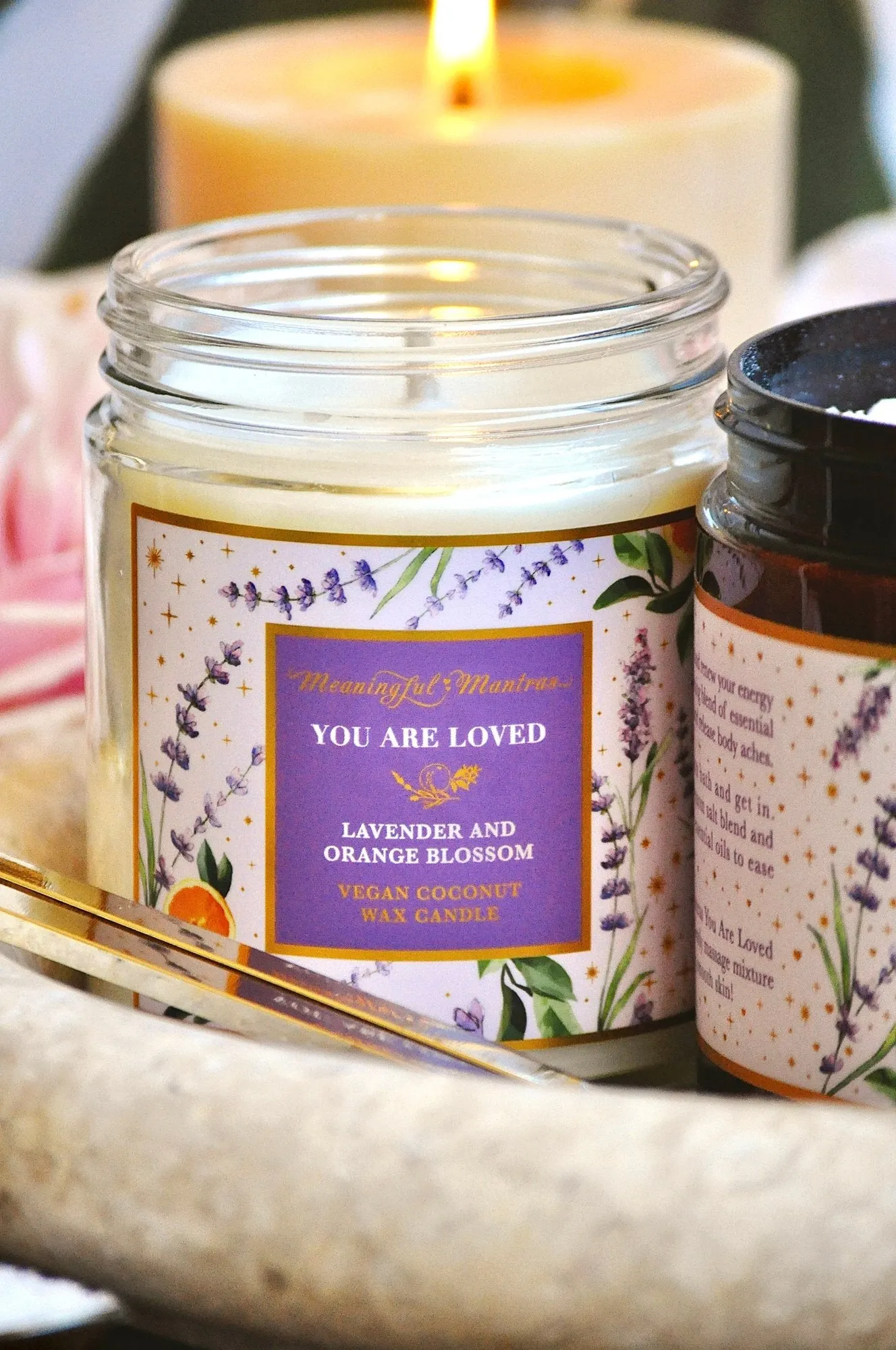 You Are Loved Lavender & Orange Blossom Candle