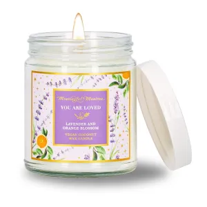 You Are Loved Lavender & Orange Blossom Candle